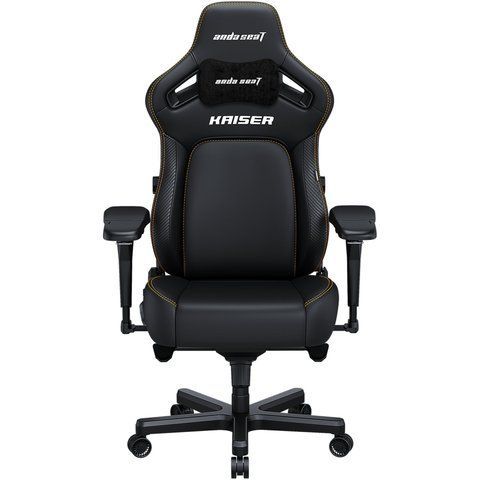 Крісло геймерське Anda Seat Kaiser 4 Black PVC Size XL 000001565 фото