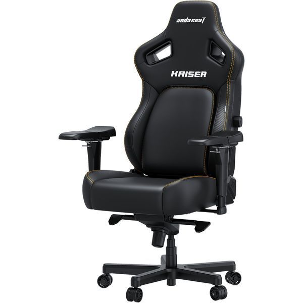 Крісло ігрове Anda Seat Kaiser 4 Black PVC Size XL 000001565 фото